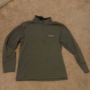 Mens Columbia size L 1/4 zip pullover
